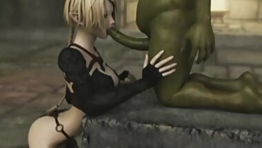3D Elf Girls Impaled by Monstrous Giants!