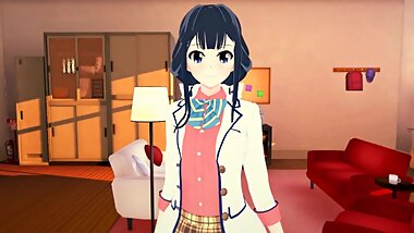 3D Hentai - Masamune-kun no Revenge - Sex with Adagaki Aki
