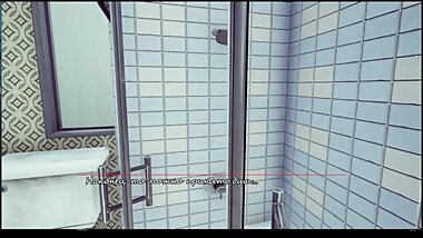 Shower scene