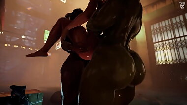 3D HENTAI FUTA - LAERSECT 20XX
