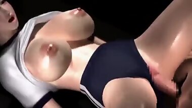 3D hentai Umemaro Horny School Girl