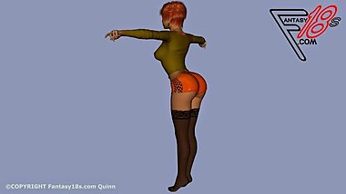 Quinn 18 Year Old 3D Teen Female Galleries At www.Fantasy18s.com