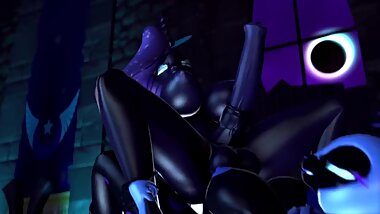 Futa Nightmare Rarity x Futa Nightmare Moon