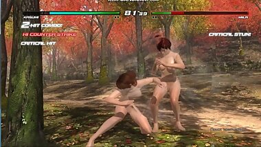 Dead or Alive 5. Last Round. Nud mod. Porno Game 3d. Anime girls