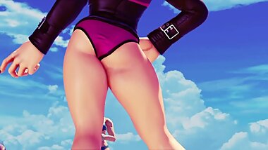Juri Sexy Outfit Intros 3
