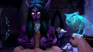 Tyrande Whisperwind Nice Titfuck Part 2 World of Warcraft [10 min + Full HD + Watermark free]