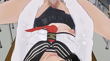 3D school girl gets fucked