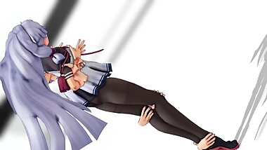 [MMD] [R-18] Murokumo Restraint Dance [Gentleman's Hand]