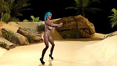 Dancing on Beach