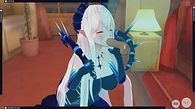 [CM3D2] ELSWORD HENTAI - DIABLA FUCKED HARD