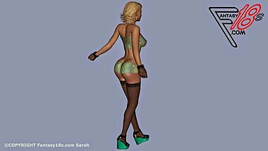 Sarah 18 Year Old 3D Teen Female Galleries At www.Fantasy18s.com