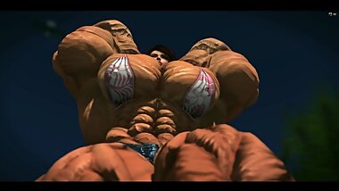Luna - Huge Muscle Girl