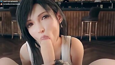 Tifa Sucking Cock w/Sound Final Fantasy