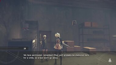 NieR:Automata GOTY 2B Nude Mod Sexy Outfit Full Walkthrough Part 4 JAP ENG