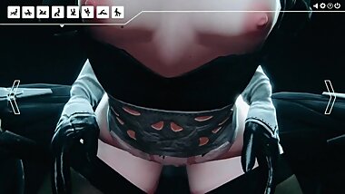 Hot Bitch in Latex Horror 3D