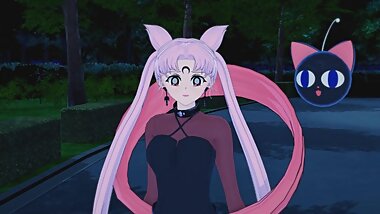 (3D Hentai) Sailor Moon - Sex with Chibiusa Black Lady (???????????? ????)