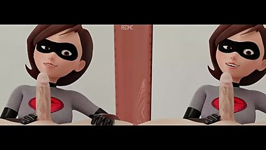 Helen Parr 3D Dickplay and Anal Creampie (POV)