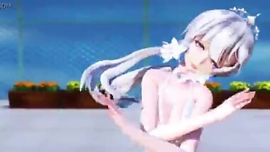 Mmd dance Town-Haku