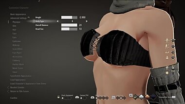 Code Vein - Custom Character Breast Expansion Test