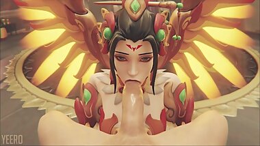 OVERWATCH MERCY BEST FUCK POV! PORN 3D ADULT GAME #4