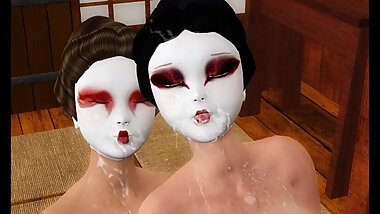 3D Comic: Training of a Geisha