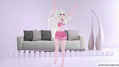 good night kiss Video Color Edit White Hair (1/9) ??