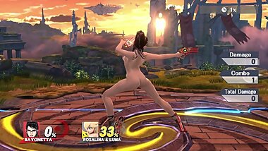 Sm4sh Nude Mods - Naked Bayonetta Showcase! [1080p 60fps]