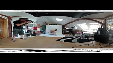 Antonia Sainz 05 - Backstage before masturbation video 3DVR 360 UP-DOWN