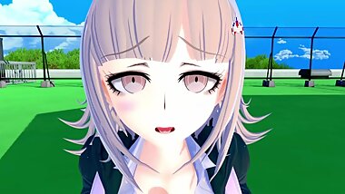 Chiaki Nanami Danganronpa 2 3d hentai
