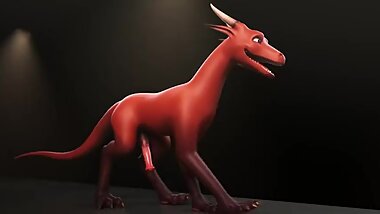 AD - Dragons animation furry 3d