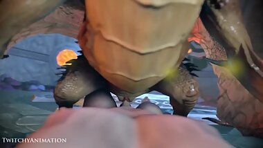 Sex with a dragon