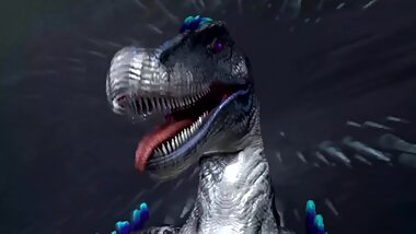 3D Girl sex with Raptor