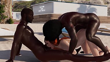WBP166 - Double-teamed at California Beach