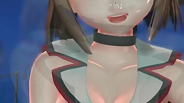 MMD Maya Raspberry Monster