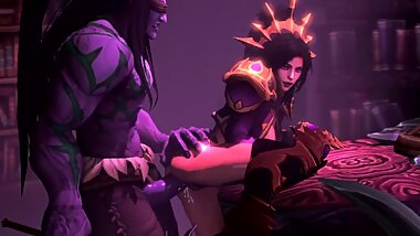 Hard Sorceress Li Ming Fuck with Illidan in the Library [10 min + Full HD + Watermark free]