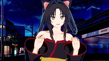 High School DxD: KUROKA WANTS TO PLAY (3D Hentai)