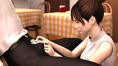 3Dhentai The cafe anime girl