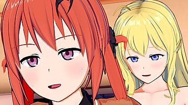 Gabriel Dropout - Satania Fucked by Futanari Gabriel 3D Hentai