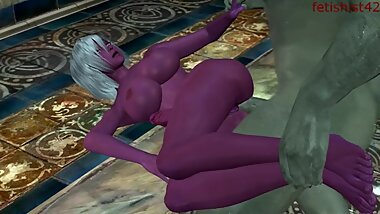 Orc and the Futa Nymph