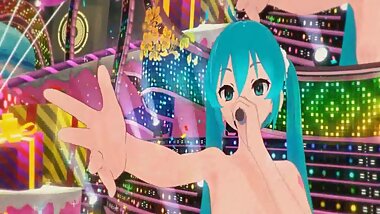 (3D Hentai) Hatsune Miku sings and dance naked (??? ???, ?? ??, Vocaloid)