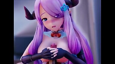 ?MMD?Hentai Anime Girl Titty Fuck?3D Animation?