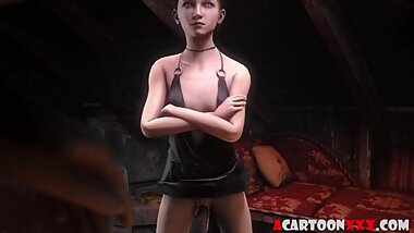 3D hentai teen witch masturbation and Overwatch sex