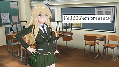 3D Hentai (Haganai) Sena Kashiwazaki "sex in school."