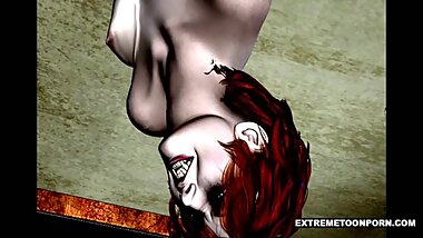 3D Cartroon Vampire Vixen Getting Fucked Hard
