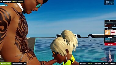 3DXChat - When the pool becomes magic and passion in Meredian