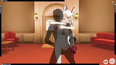 3D HENTAI Ayanami from Azur Lane fucks with you