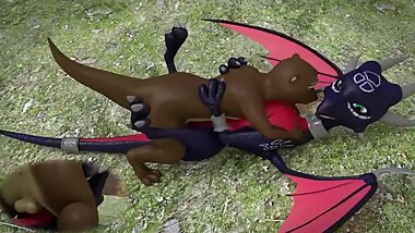 cynder + otter sex