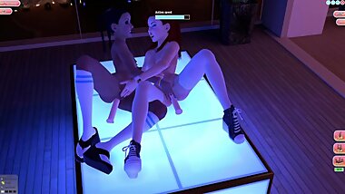Mileena and Tessa having some lesbian fun.Girlvania