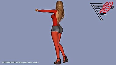 Ivana 18 Year Old 3D Teen Female Galleries At www.Fantasy18s.com