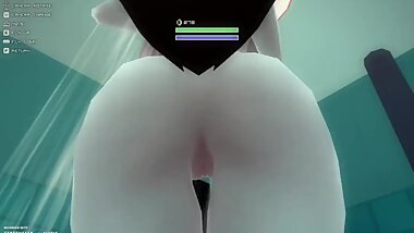 What if "Adventure Time" was a 3D Anime Game, Marceline shower glitch part2